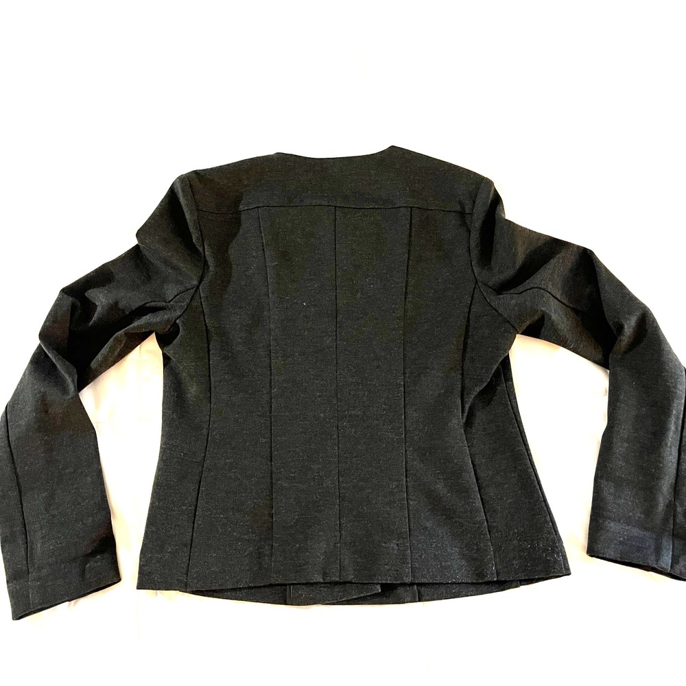 Catherine Malandrino Runway Style Moto Asymmetrical Jacket Gray Womens Small - Picture 3 of 6